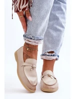 Dámské Klasické Mokasíny Bežové Cortez Dámské Klasické Mokasíny Bežové Cortez