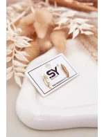 Náušnice Se Zirkony  Zlaté model 21772369 - Boto