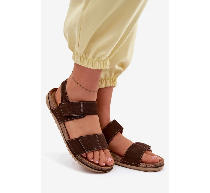 Dámské sandály Inblu AA000070 Hnědé