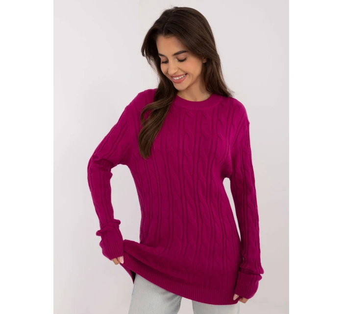 Jumper AT SW 2343.88 tmavě fialový Jumper AT SW 2343.88 tmavě fialový