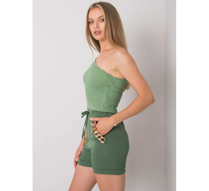 Šortky DHJ SN 13260.38P khaki Šortky DHJ SN 13260.38P khaki