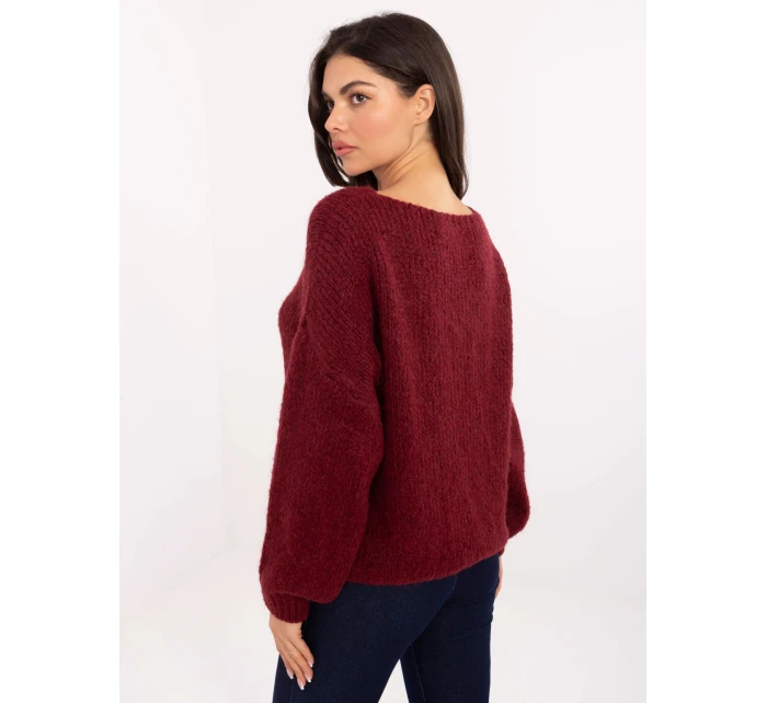 Jumper MI SW 0919.18 bordó Jumper MI SW 0919.18 bordó