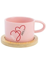 Keramický hrníček Makronka pro zamilované