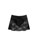 Dámská plážová sukně D98C-19 černá - Self Dámská plážová sukně D98C-19 černá - Self