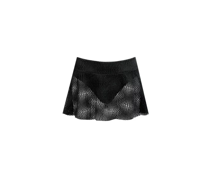 Dámská plážová sukně D98C-19 černá - Self Dámská plážová sukně D98C-19 černá - Self