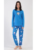 Dámské pyžamo dlouhé Méďa I love model 20848207 - Vienetta