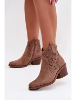 Boty na podpatku  model 224426 Step in style