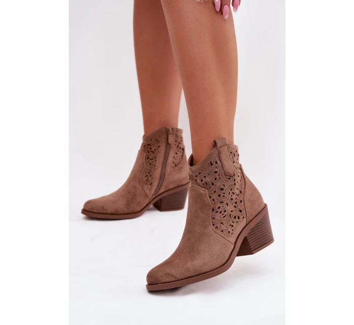 Boty na podpatku  model 224426 Step in style