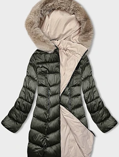 dámská zimní oboustranná bunda s kapucí model 21246531 - S'WEST