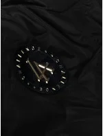 Černá tenká dámská bunda se stojáčkem model 20893377 - S'WEST