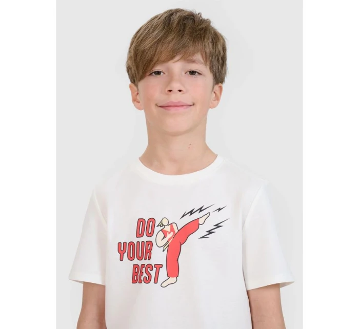 Chlapecké tričko s potiskem model 21435367 - 4F Chlapecké tričko s potiskem model 21435367 - 4F