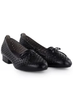 Dámské ažurové boty black model 22009343 - JEZZI Dámské ažurové boty black model 22009343 - JEZZI