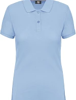 WK WK 275 Dámské pracovní piqué polo z těžké bavlny 20.W275 sky blue
