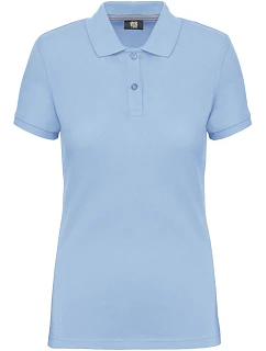WK WK 275 Dámské pracovní piqué polo z těžké bavlny 20.W275 sky blue