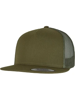 6006 5 panelová Trucker kšiltovka model 22482334 moss green - Flexfit