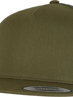 Flexfit 6006 5 panelová Trucker kšiltovka 55.6006 moss green
