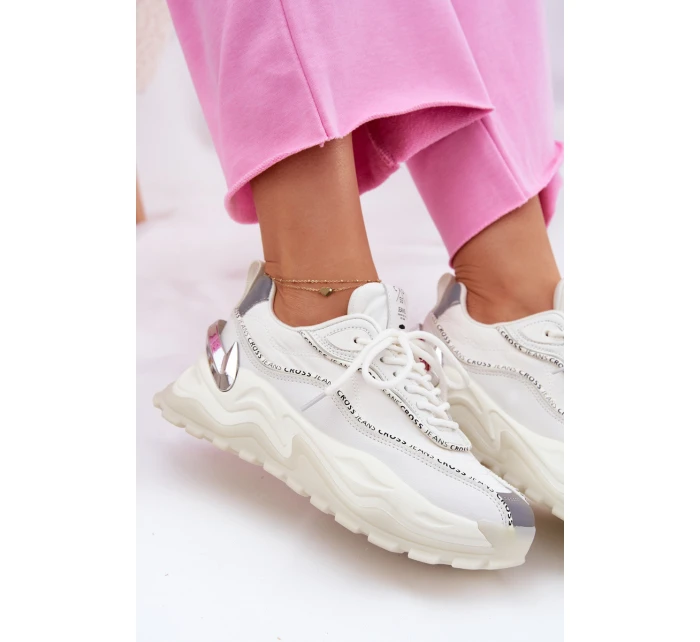 Dámské Sportovní Obuv Cross Jeans II2R4017C Bílé