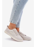 Dámské Kožené Tenisky Šedé Cloesa Dámské Kožené Tenisky Šedé Cloesa