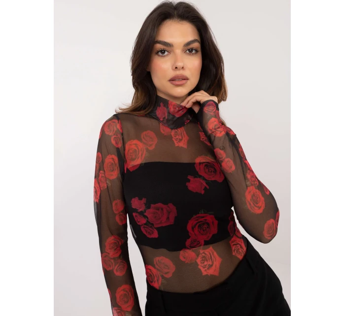 Halenka DHJ BZ  černá a červená model 20592045 - FPrice