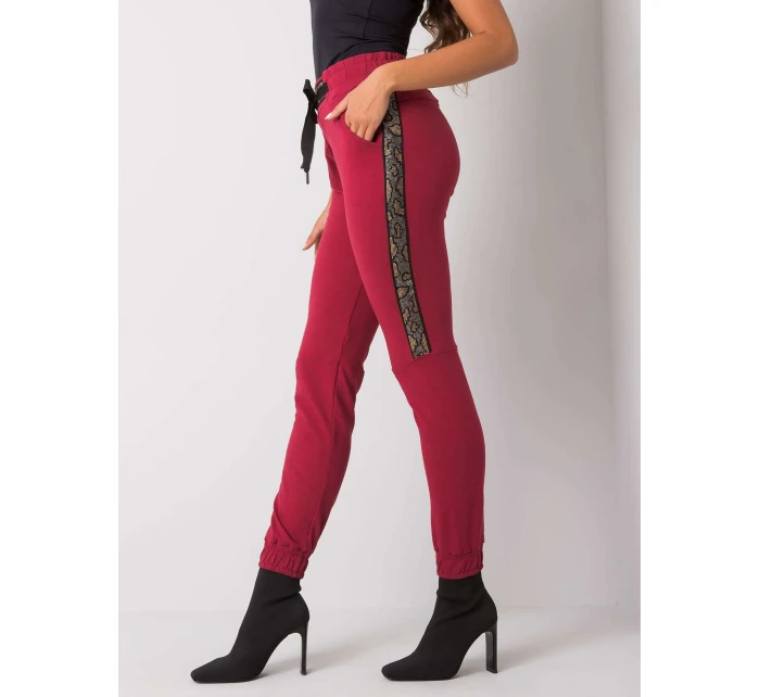 Tepláky RV DR 6891.54 kaštanová