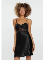 Dámská košilka model 17594835 Black chemise - DKaren Dámská košilka model 17594835 Black chemise - DKaren