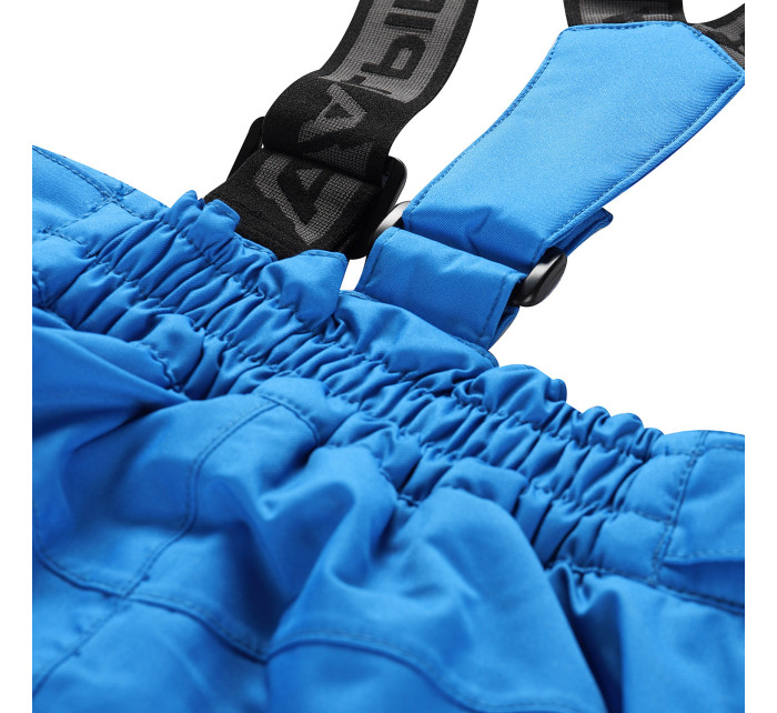 Dětské lyžařské kalhoty s membránou ptx ALPINE PRO OSAGO electric blue lemonade