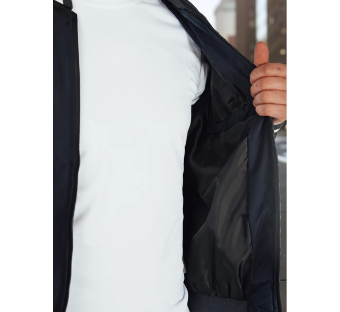 Pánská přechodná bunda bomber modrá FashionStreet TX5015