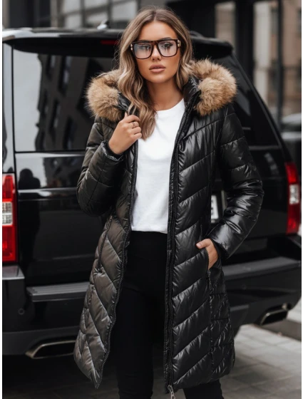 Dámská prošívaná zimní bunda BELLATRIX černá FashionStreet TY4581z