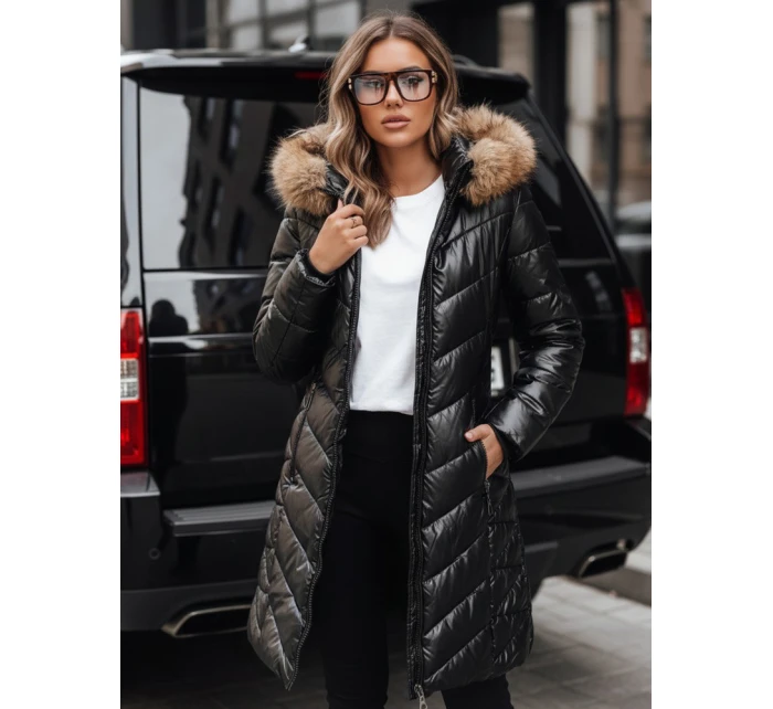 Dámská prošívaná zimní bunda BELLATRIX černá FashionStreet TY4581z