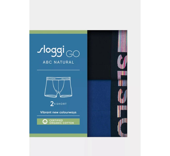 sloggi men GO ABC Natural B Short C2P - BLUE - SLOGGI BLUE - SLOGGI