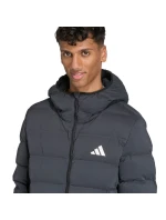 Pánská péřová bunda  Stretch Hooded Jacket Black pánské oblečení model 21948282 - ADIDAS
