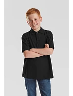 Fruit of the Loom Kids 65/35 Polo Dětské piqué polo 16.3417 white Fruit of the Loom Kids 65/35 Polo Dětské piqué polo 16.3417 white