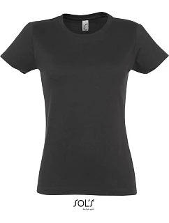 SOL'S Imperial Women Dámské tričko z těžké bavlny 25.1502 dark grey