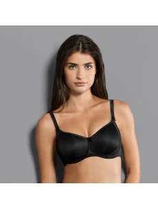 Lace Rose soft podprsenka s pěnovou výztuží 5618 black - RosaFaia