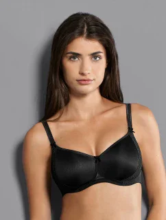 Lace Rose soft podprsenka s pěnovou výztuží 5618 black - RosaFaia