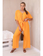 Souprava halenky a kalhot  jasně oranžová
