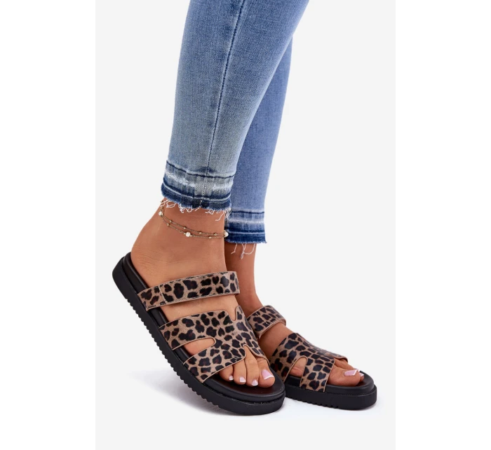 Dámské sandály na suchý zip model 21697760 - VINCEZA