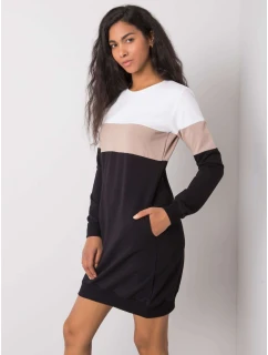 Šaty RV SK 5869.04 bílo-černé