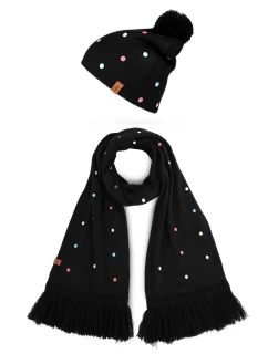 Dámský set šály a čepice Vuch Nurit Set M-Black