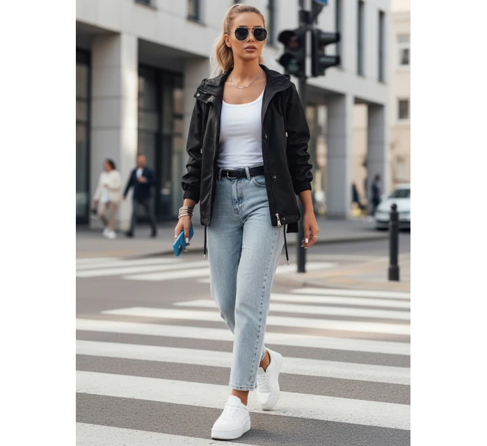 Kurtka damska czarna model 22011479 - FashionStreet Kurtka damska czarna model 22011479 - FashionStreet