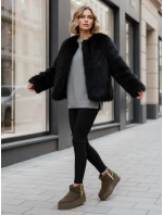 Dámské semišové zelené sněhule FashionStreet ZY1295