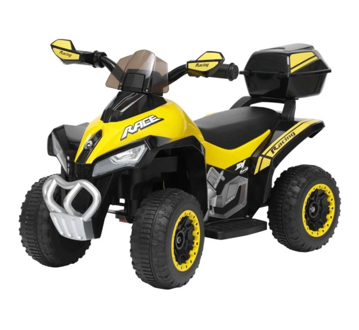 ČTYŘKOLOVÉ BATERIOVÉ AUTO MICRON ŽLUTÉ 1032764