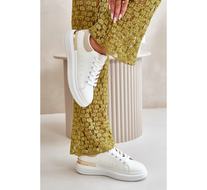 Nízké dámské tenisky na platformě z ekokůže model 21667633 - Boto Nízké dámské tenisky na platformě z ekokůže model 21667633 - Boto