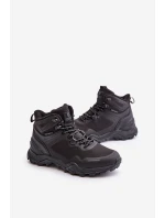 Lehké Zateplené Pánské Trekingové Boty Voděodolné McBraun Černé Lehké Zateplené Pánské Trekingové Boty Voděodolné McBraun Černé