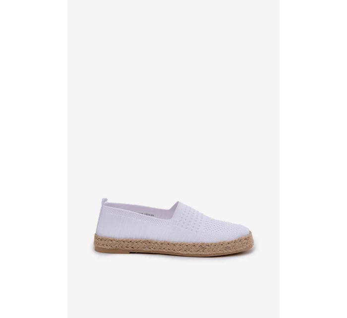 Dámské Espadrilky S Pletením model 21691966 Bílé - VINCEZA