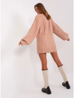 Sweter AT SW  ciemny różowy model 18895477 - FPrice