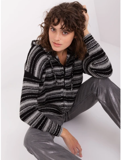 Sweter BA SW model 21326967 szaro czarny - FPrice