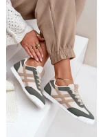 Nízké tenisky trampky dámské béžovo-zelené Eezore Nízké tenisky trampky dámské béžovo-zelené Eezore