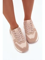 Dámské kožené tenisky Big Star HI-POLY SYSTEM – nude Dámské kožené tenisky Big Star HI-POLY SYSTEM – nude