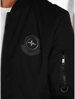 Pánská přechodná bunda bomber černá Dstreet TX5029